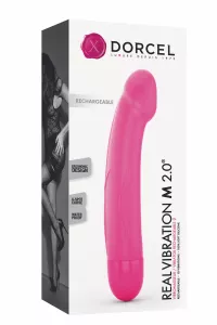 Wiederaufladbarer Vibrator Real Vibration rosa M 2.0