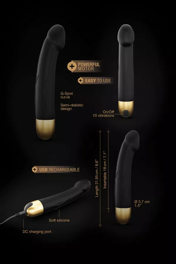 Real Vibration Gold M 2.0 wiederaufladbarer Vibrator