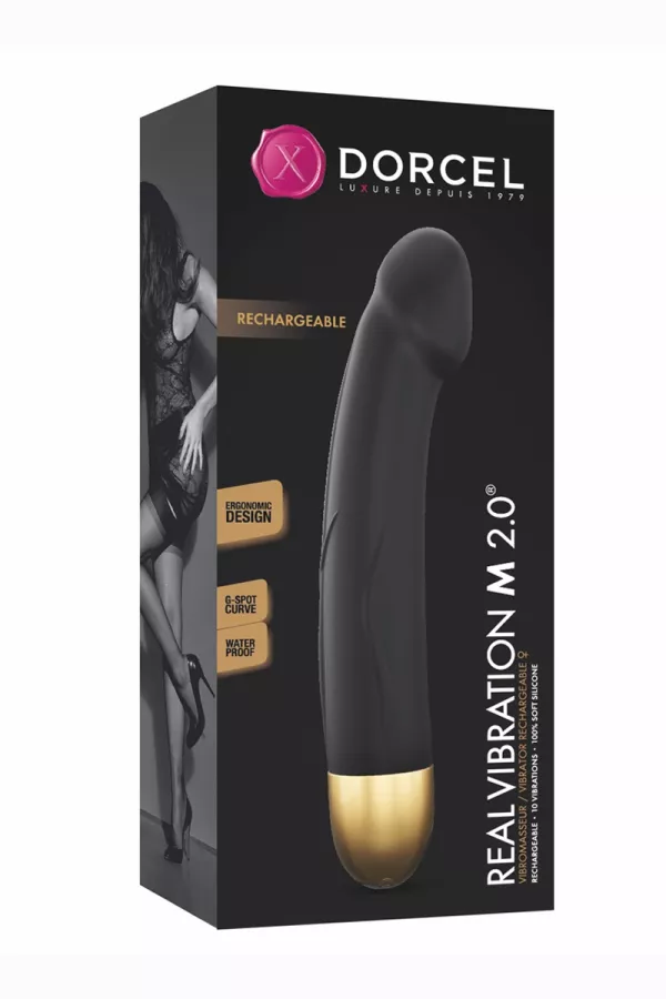 Rechargeable Vibration Real Vibration gold M 2.0