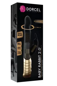 Baby Rabbit schwarz 2.0 wiederaufladbarer Vibrator