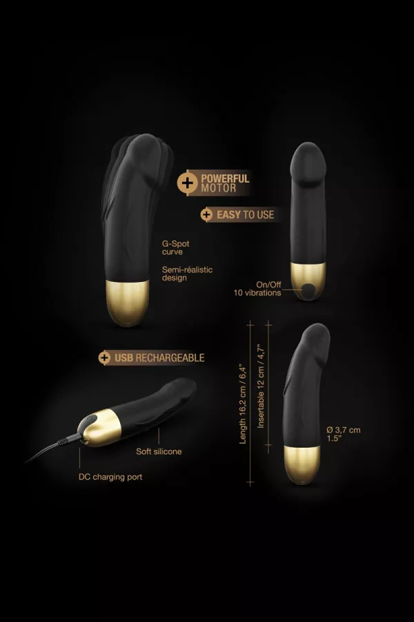 Vibro rechargeable Real Vibration gold S 2.0 - Dorcel