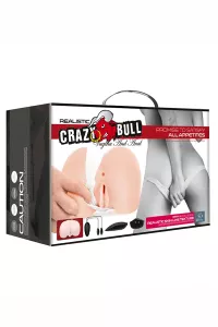 Realistic vibrating ass masturbator