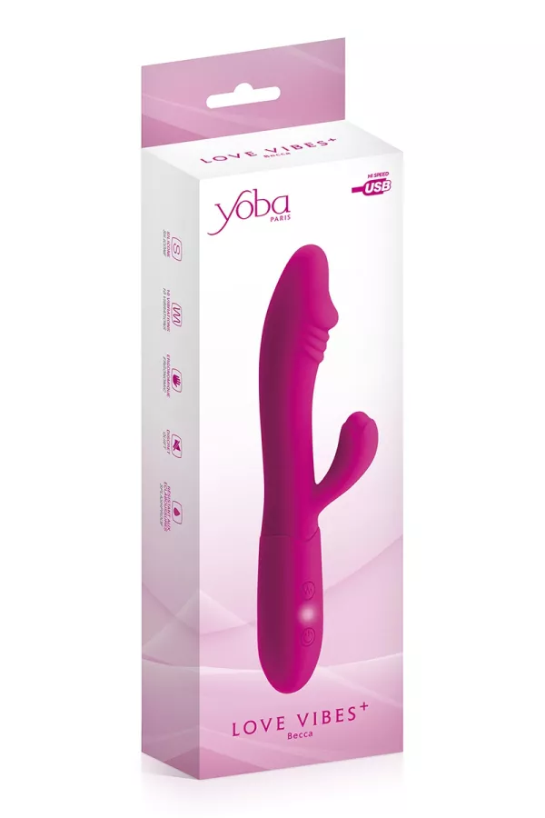 Vibromasseur rabbit Becca - Yoba