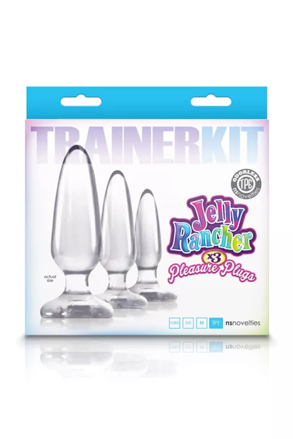 Jelly Rancher Kit di allenamento anale trasparente