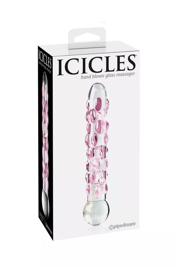 Glass dildo Icicles no. 07