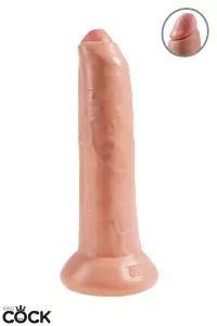 23,5 cm großer Dildo mit Vorhaut – King Cock