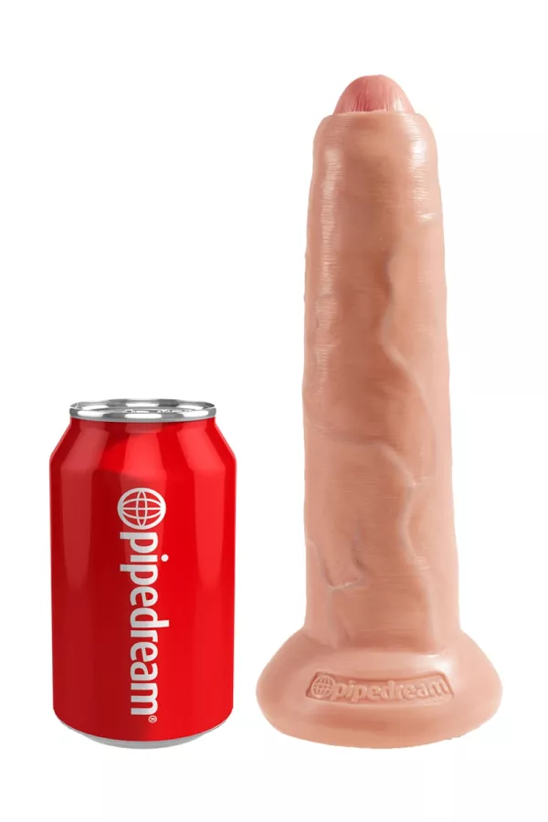 23,5 cm großer Dildo mit Vorhaut – King Cock