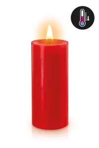 Red low-temperature candle