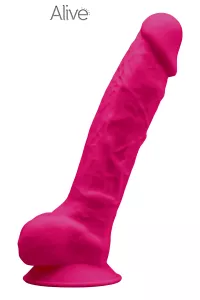 Dildo a doppia densità Adam L - rosa