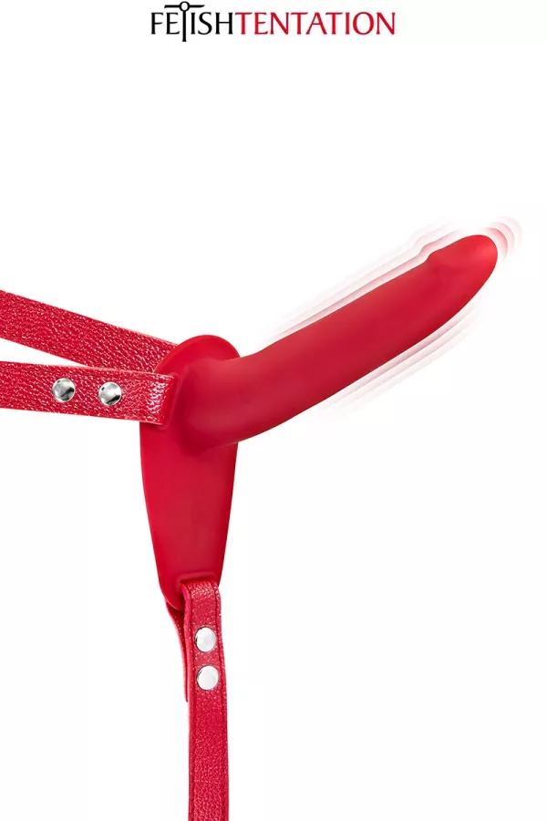 Dildobelt red vibrating