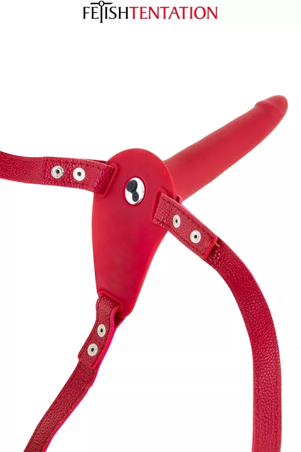 Dildobelt red vibrating