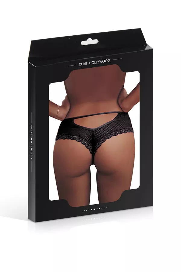 Tanga pizzo nero