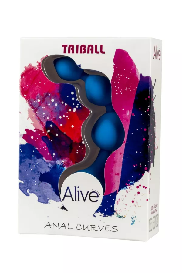 Tappo anale Triball - blu