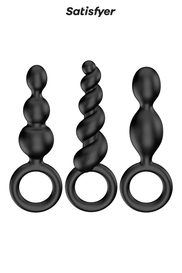 Set of 3 Booty Call black plugs