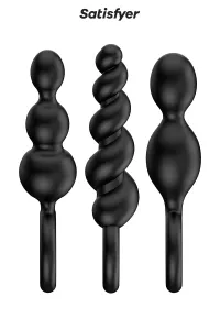 Set of 3 Booty Call black plugs