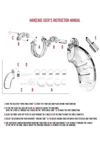 Cage of chastity 9cm ManCage 01