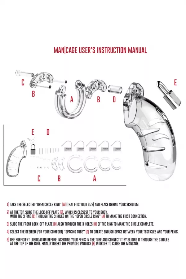 Cage of chastity 14cm ManCage 05