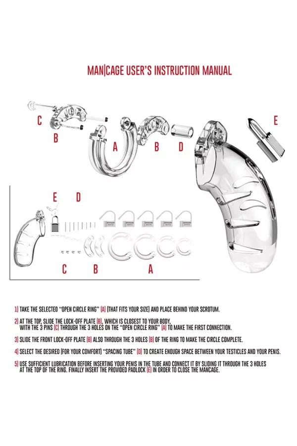 Cage of chastity 14cm ManCage 06