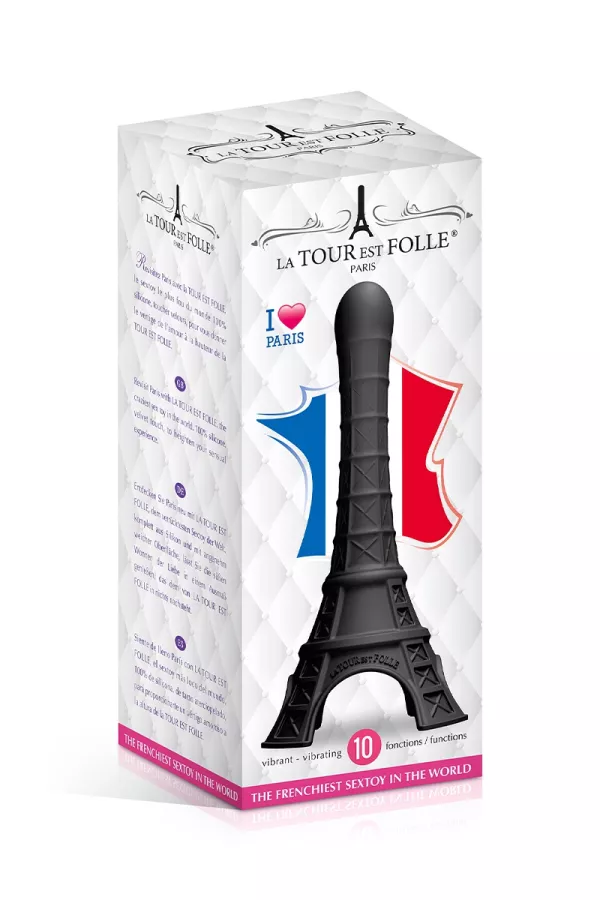 La Tour Est Folle vibrator - black