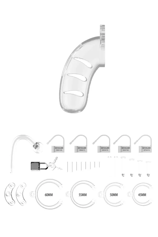 Chastity cage 11,5cm with plug - ManCage 11