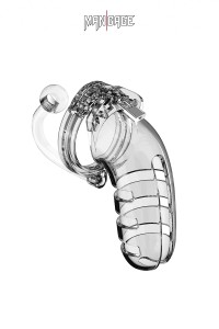 14cm chastity cage with plug - ManCage 12