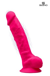 Vibratore a doppia densità rosa 20 cm