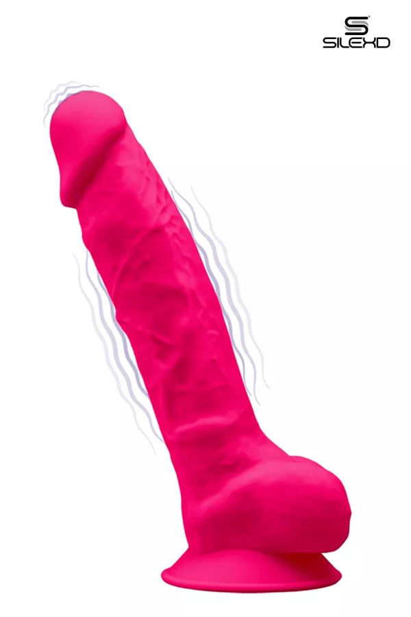 Vibratore a doppia densità rosa 20 cm