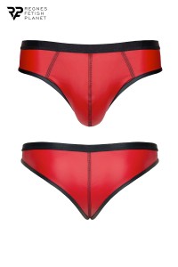 Slip rouge wetlook - Regnes