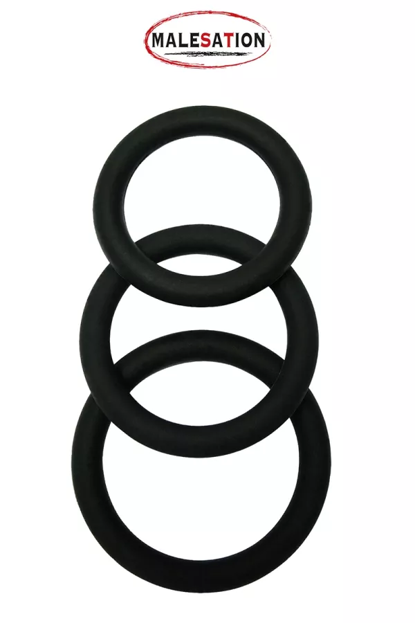 Set 3 CockRings silicone