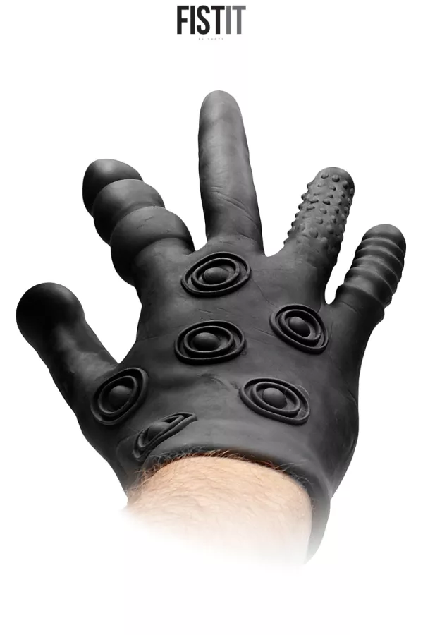 silicone stimulation glove