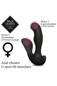 Stimulateur anal vibrant télécommandé unisexe - Black Jamba