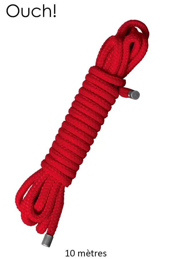 Japanese bondage rope 10m red