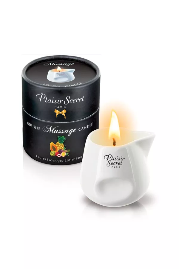 Exotic fruit massage candle