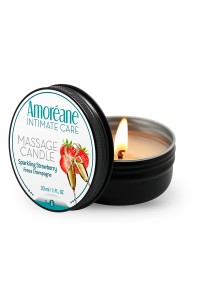 Strawberry sparkling wine massage candle