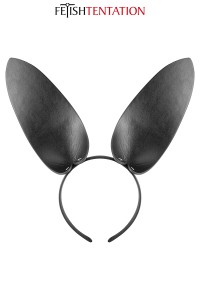 Rabbit ears in leather