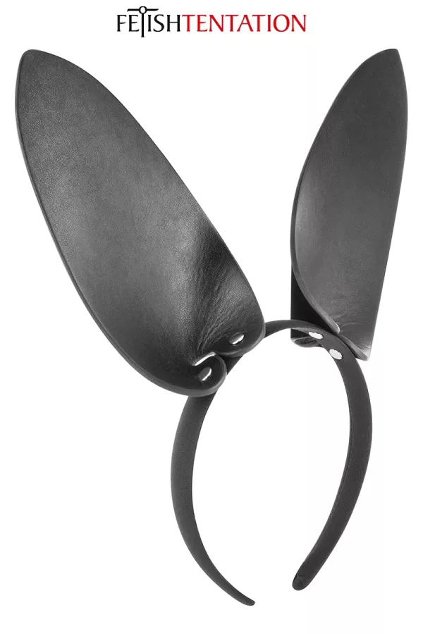 Rabbit ears in leather