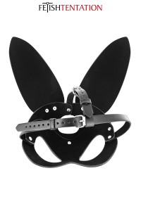 Verstellbare Leder bunny Maske