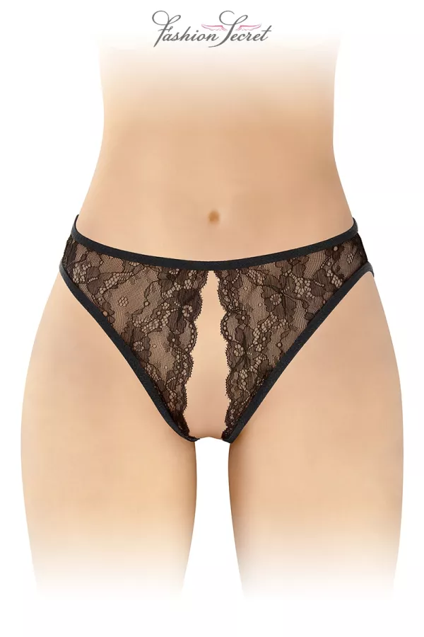 String noir ouvert Victoria - Fashion Secret