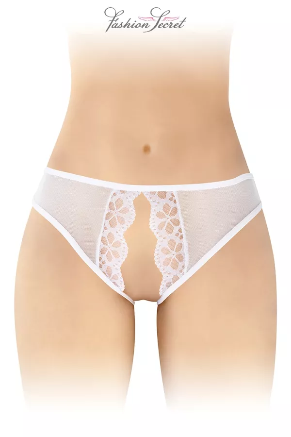 Open white panties Ambre