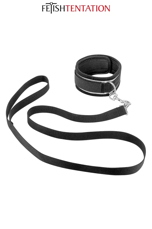 Handcuffs and submission collar