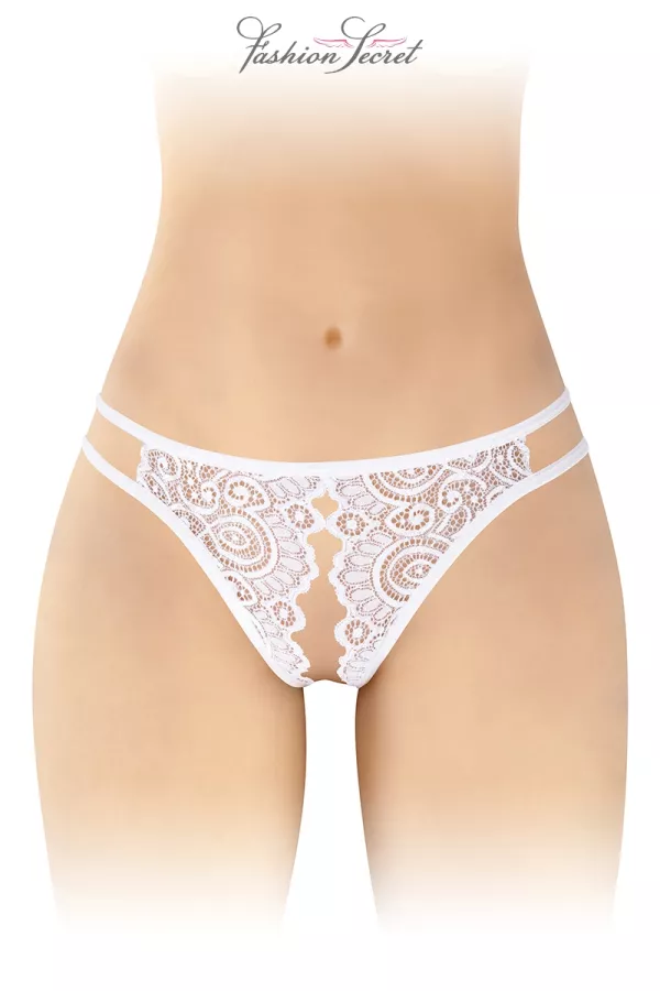 Open white panties Annette