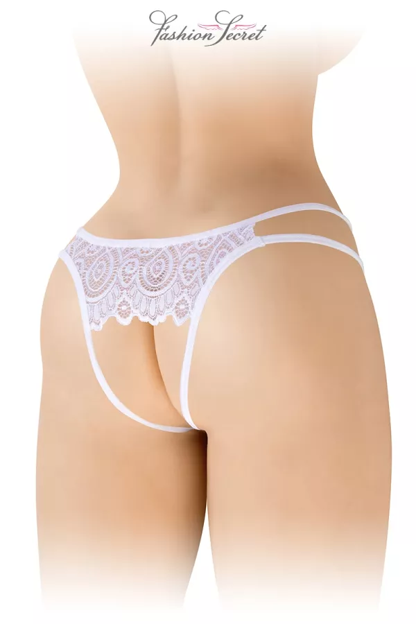 Open white panties Annette