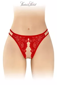 Red panties open Annette