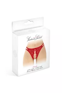 Culotte rouge ouverte Annette - Fashion Secret