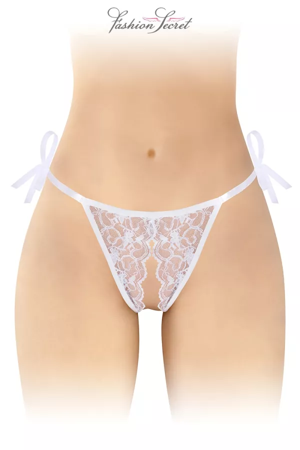 Tanga aperto bianco Stella