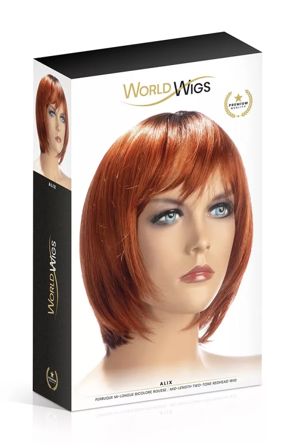 Perruque Alix rousse - World Wigs