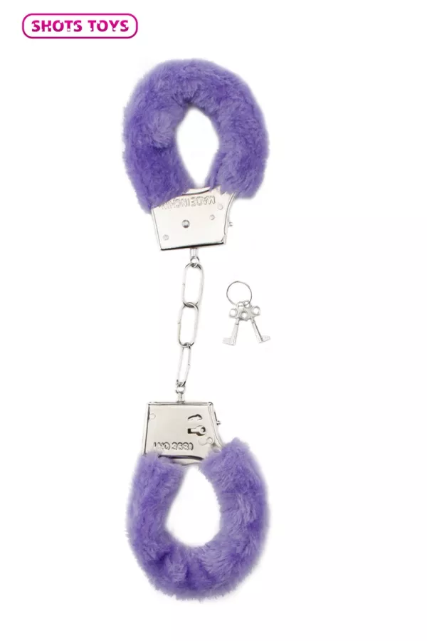 Shots fur handcuffs - purple