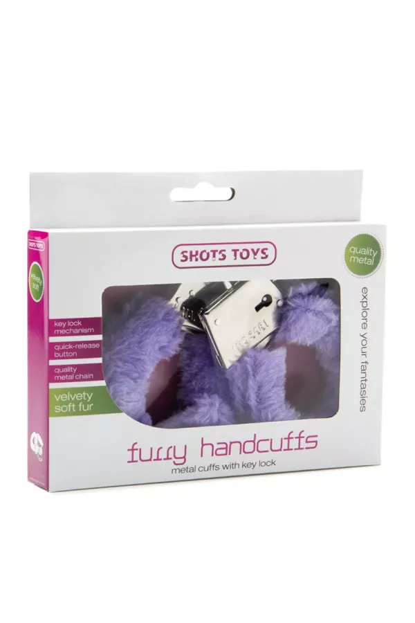 Shots fur handcuffs - purple