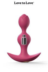 Vibrating anal plug Twinny Bud prune