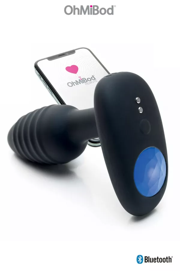 Vibrating anal plug connected Lumen